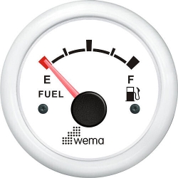 WEMA analogowy zegar, wskaźnik poziomu paliwa w/w