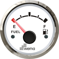 WEMA analogowy zegar, wskaźnik poziomu paliwa w/s