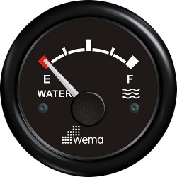 WEMA analogowy zegar, wskaźnik poziomu wody b/b